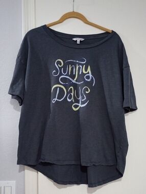 Wildfox Sunny Days Graphic Tee - Charcoal